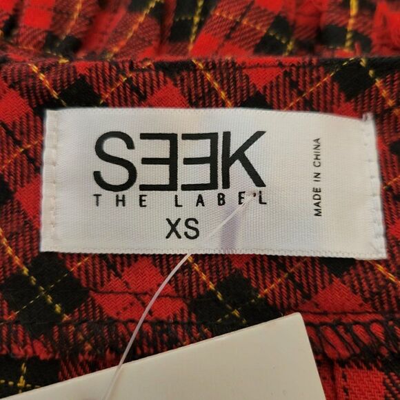 Seek The Label Mini Plaid Skirt (Size XS) - Picture 3 of 5